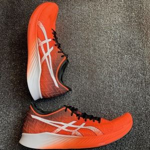 Asics Magic Speed Men's Size 15 ‘Sunrise Red’ Carbon Running Shoes 1011B026
